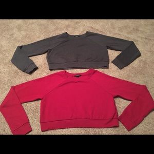 Forever 21 Crop Sweater Lot of 2